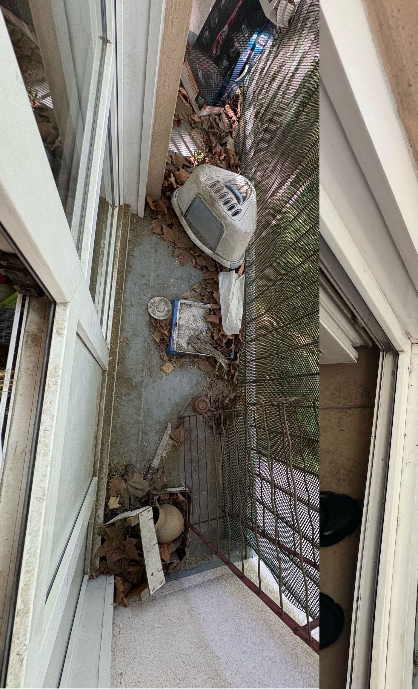 Balcon avant nettoyage — Mary Clean Pro